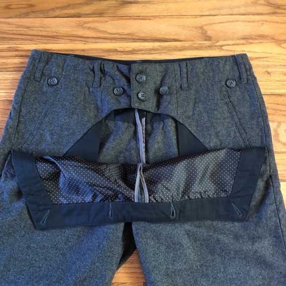 FWK Engineered Garments Marine Pant sailor straight wide leg trousers grey large - Picture 4 of 16